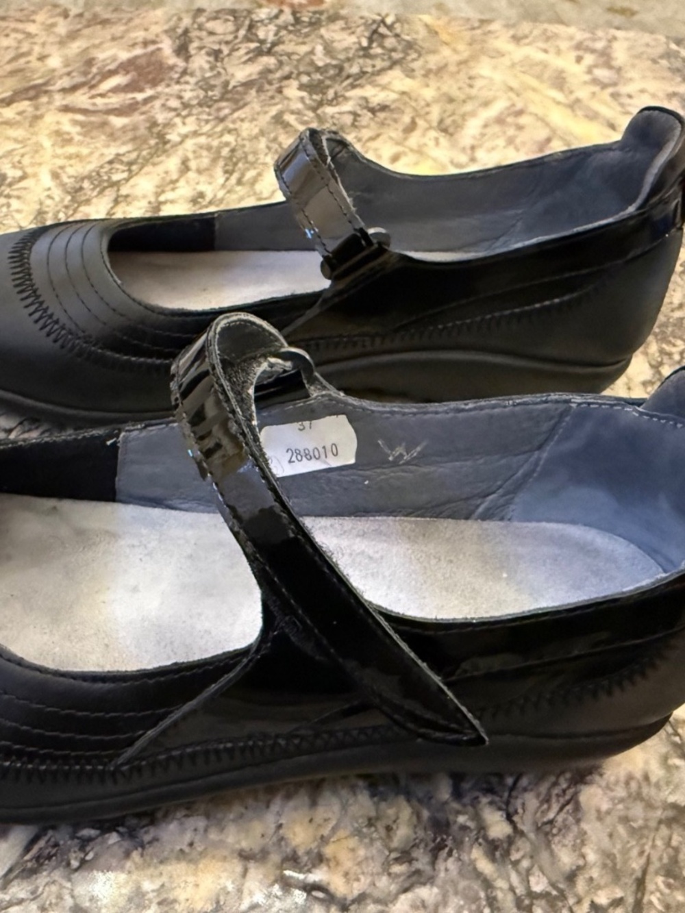 Naot Kirei Black Mary Jane Comfort Shoe EUR Size 37